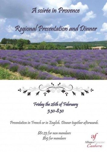 A soirée in Provence: Presentation and Dinner for Beginners