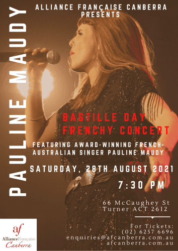 Bastille Day Frenchy Concert with Pauline Maudy (MZAZA) 2021