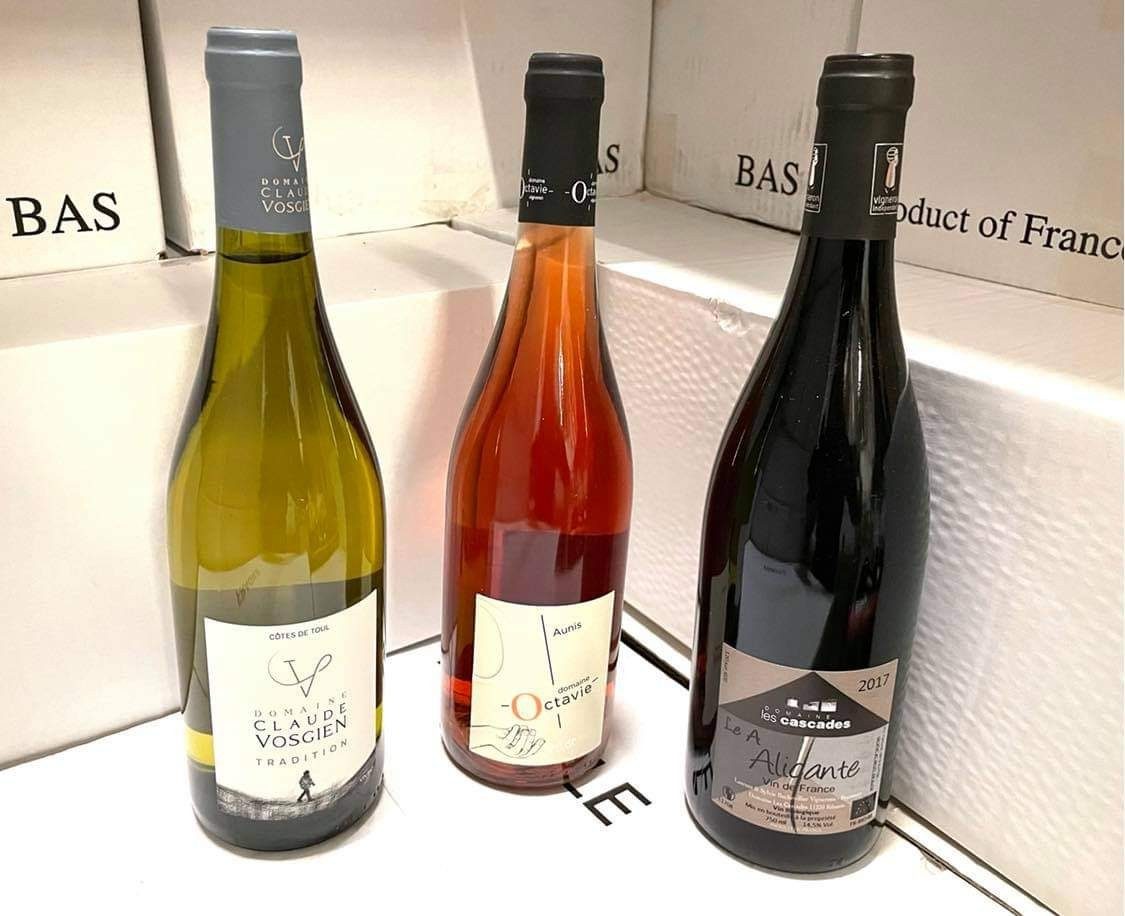 Online wine Tasting 1st of October 3 bottles included 2021