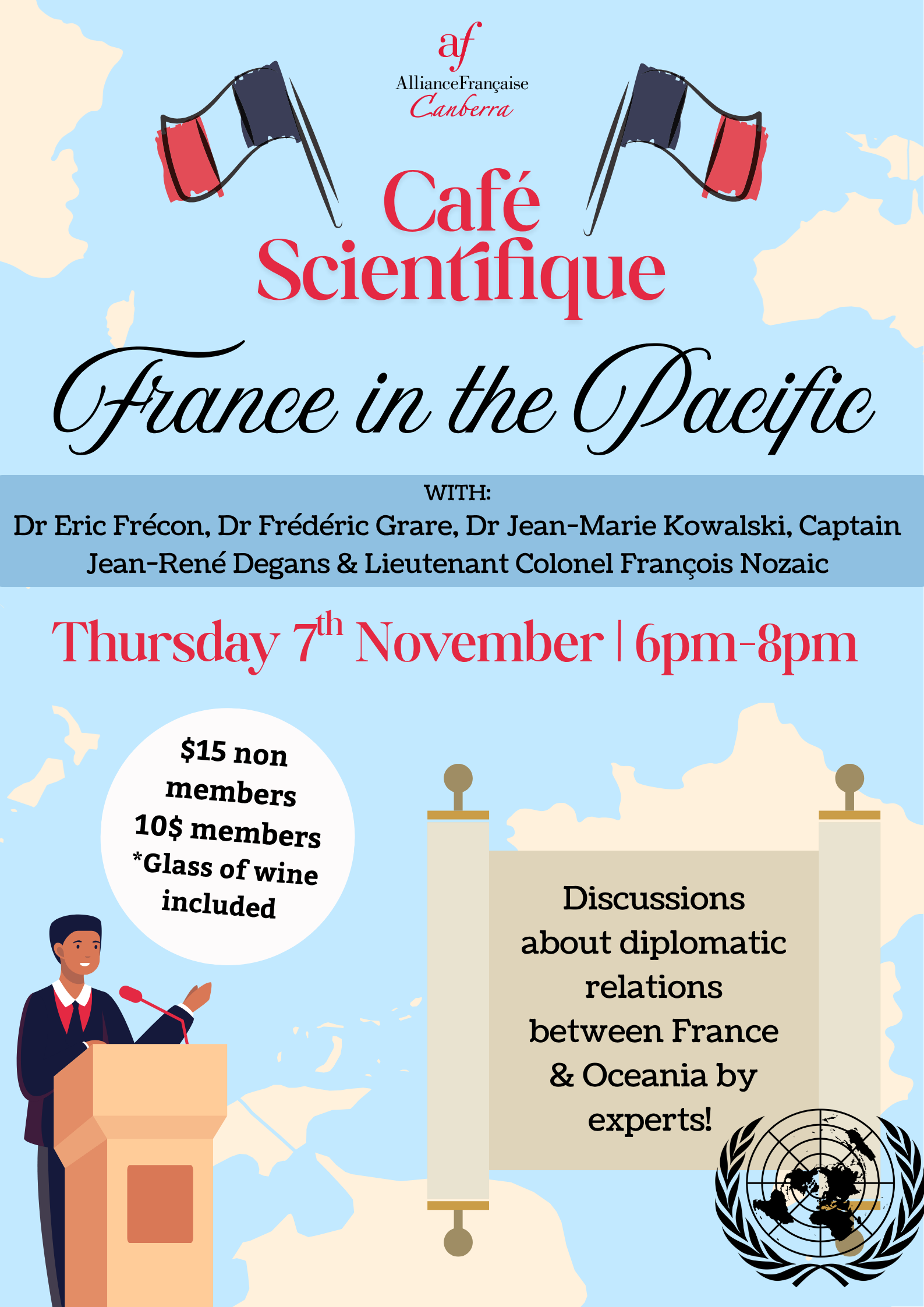 Café Scientifique - France in the Pacific
