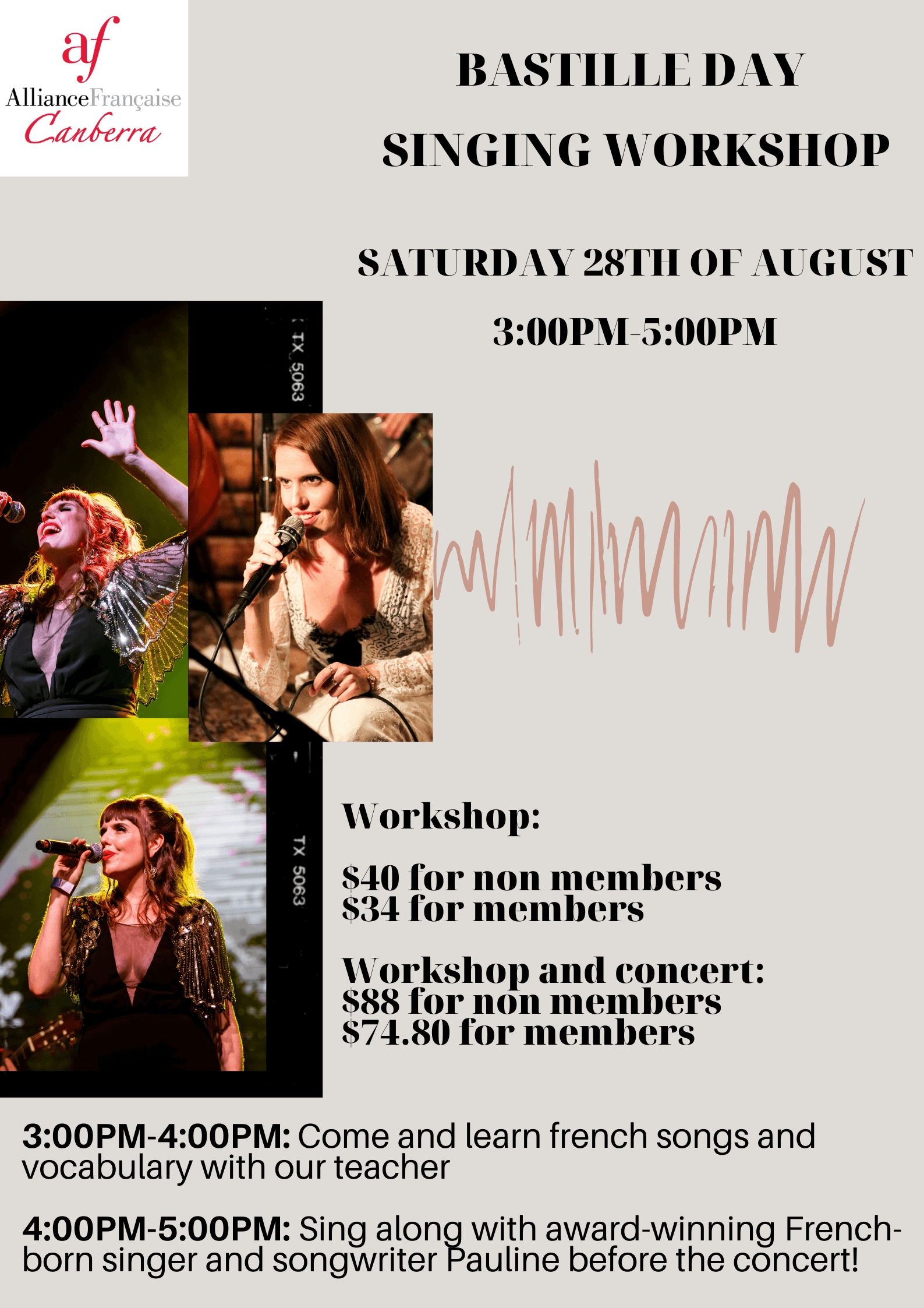 Bastille Day singing workshop