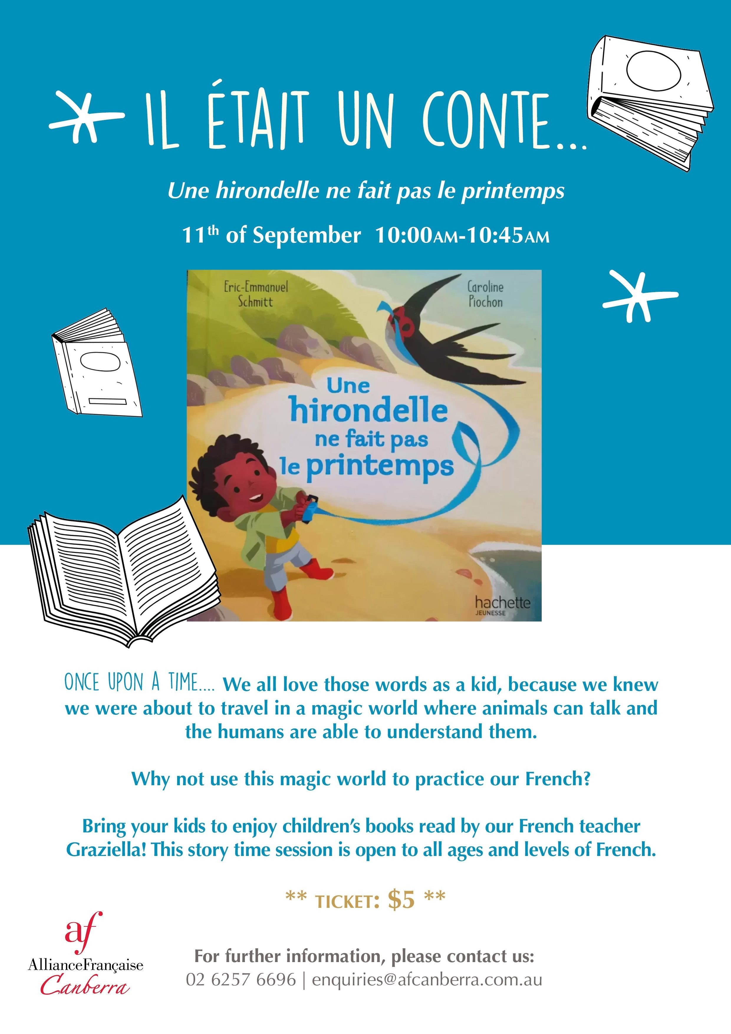 Virtual storytelling - Il était un conte: Une hirondelle ne fait pas le printemps