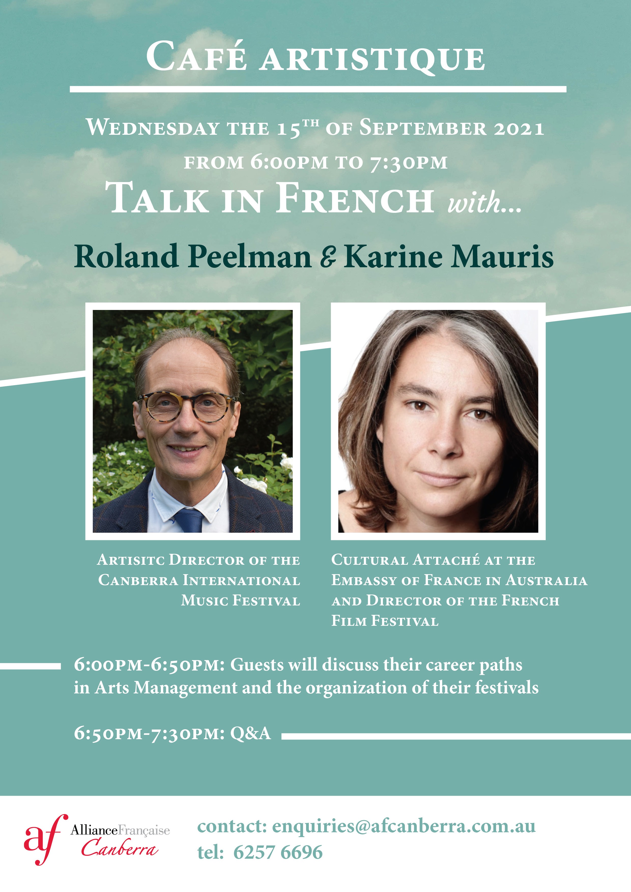 Café Artistique in French