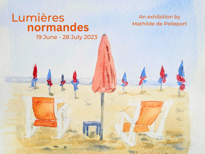 "Lumières normandes", an exhibition by Mathilde de Pelleport