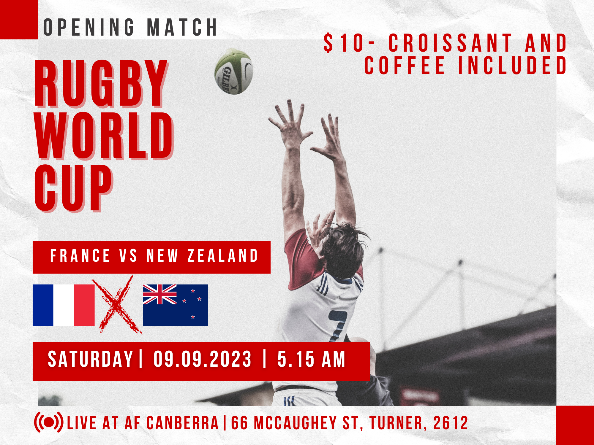 Rugby World Cup - France vs New Zealand