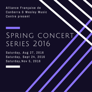 Concert Bleu: Paris on a Spring evening - 5 Nov